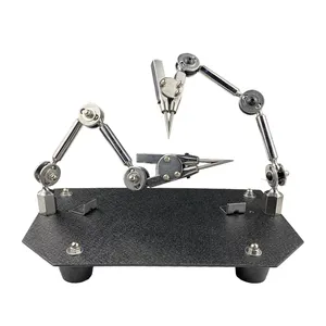 Porte-bijoux de table appareil de soudage aidant l'outil de soudage à la main pince de fer à souder à trois mains pour le soudage à Double tête