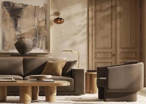 Canapé simple en tissu pour salon OEM chaise au design norvégien ensembles d'ameublement américain de luxe chaise d'intérieur - Product Image 5