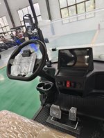 Voiturette de golf électrique 2 places avec boîte de rangement, buggy de golf tout-terrain avec benne arrière