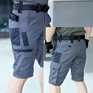 Pantaloncini Cargo Estivi Casual Tattici Impermeabili con Ricamo, Multi-tasca Resistenti all'Usura ed Ecologici per Escursionismo e <span class=keywords><strong>Trekking</strong></span> da Uomo - Product Image 3