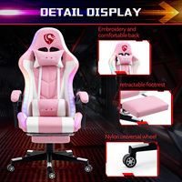 Chaise de jeu RGB ALINUNU à prix de gros pour salle de jeu, chaise de massage avec haut-parleurs
