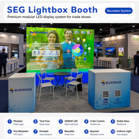 Caja de Luz LED de Alta Luminosidad Creativa, Fácil de Instalar, Exhibición Personalizada para Ferias Comerciales y Minoristas