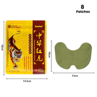 Produits les plus vendus 2025 Sumifun Crème à base de plantes de haute qualité 8 patchs pour soulager la douleur au genou Soulagement efficace de la douleur avec sécurité