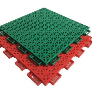 Dalles de sol en vinyle emboîtables antidérapantes modernes pour terrains de basketball, usage extérieur et scolaire, imperméables, écologiques, design graphique - Product Image 2