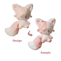 Boneka Plush Buatan Tangan Berkualitas Tinggi dari Kapas PP Lembut, Warna Sesuai Pesanan, Ukuran Sesuai Pesanan untuk Karakter Kpop, Idol, Animasi, dan Film