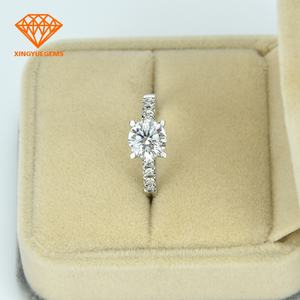 Custom Fashion Ring Moissanite Ring 925 Sterling Silver Lady Wedding Ring - Product Image 6
