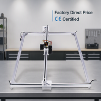 Mini graveur laser de bureau CNC pour le bois 6550 avec module laser optionnel 20/40W, grande zone de travail pour le carton, le vinyle et le mousse