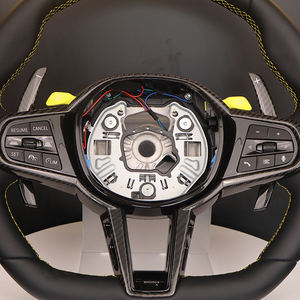 Setir Kemudi Kulit Jahitan Kuning Kustom untuk Bmw F44 F80 M3 G30 540i M4 2015 - Product Image 3