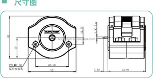 Quick Load Peristaltic Pump Head KZ25 - Product Image 3