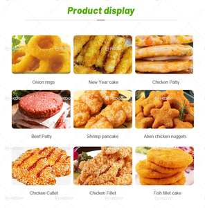 Máquina Automática para Hacer Nuggets de Pollo y Tiras de Pollo Frito con Bomba de Motor y Rodamiento - Product Image 6