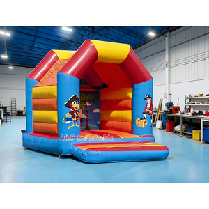 Castello Gonfiabile Commerciale a Tema Pirata con <span class=keywords><strong>Area</strong></span> di Salto e Saltarello Gonfiabile per Parco Divertimenti - Product Image 1