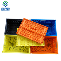 Caisse pliable en plastique Longshenghe, caisse pliable en plastique, boîte pliable