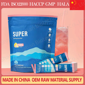 KSM-66 Ashwagandha Drink Mix con <span class=keywords><strong>Vitamina</strong></span> <span class=keywords><strong>D3</strong></span>, Magnesio e L-Teanina per Alleviare lo Stress, Supporta l'Equilibrio del Cortisolo, l'Umore e il Sonno - 20 Bustine da Viaggio - Product Image 1