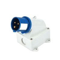 Prise murale industrielle IP44 IP67, femelle, 16A 32A 63A, étanche, fixe, 220V/380V, 3 broches, 4 pôles, 5 pôles