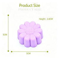Moule en silicone Fleur de tournesol, qualité alimentaire, réutilisable pour gâteaux, chocolat, gelée, savon fait main, pâtisserie