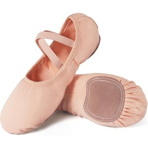 Zapatillas de Ballet Suaves Dynadans para Mujer, de Lona, con Suela Partida, Tacón Plano, Forro de Algodón, para Adultas y Niñas - Product Image 4