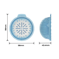 Bloc désodorisant urinoir thermochromique jetable parfum floral pour toilettes commerciales