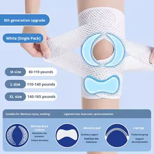 <span class=keywords><strong>Genouillère</strong></span> de protection pour hommes et femmes, spécial ligaments et ménisque, pour la course, l'alpinisme, la protection contre les blessures, équipement de sport et usage quotidien - Product Image 6