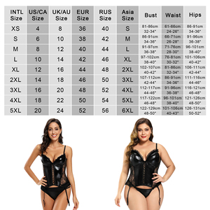 Corsés y Bustiers de Cuero PVC Dominatrix para Mujeres con Busto Grande - Product Image 3