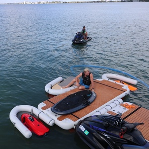 Plateforme flottante gonflable la plus vendue, ponton pour jet ski, station de stationnement gonflable pour <span class=keywords><strong>Seabob</strong></span> - Product Image 6