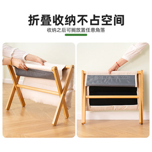 Pouf en <span class=keywords><strong>bambou</strong></span>, <span class=keywords><strong>tabouret</strong></span> pliant, salon, extérieur, portable, multifonction, moderne, simple - Product Image 4