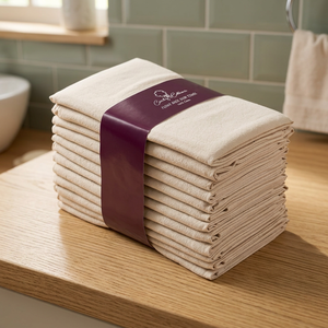 Serviette de cuisine en coton biologique 100% tissé, séchage rapide, couleur unie, rectangulaire, lavable en machine, absorbante, de la marque Couch Co. - Product Image 1