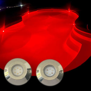 Luces LED RGB Multicolor de 30 Vatios para Piscina, Empotradas en Acero Inoxidable, <span class=keywords><strong>12</strong></span> Voltios - Product Image 2