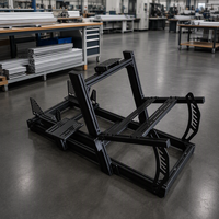 Cockpit de simulation de course modulaire personnalisé en usine, profil en aluminium 4080, simulateur de conduite DIY pour l'entraînement