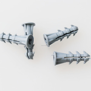 Spina a muro in Nylon rosso con plastica <span class=keywords><strong>da</strong></span> 10mm e ancoraggio di espansione con tappi a muro con viti - Product Image 6