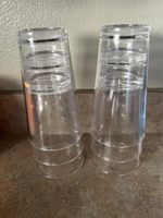 Gobelets à bière réutilisables en plastique transparent de 20 oz avec impression de logo personnalisé pour bar