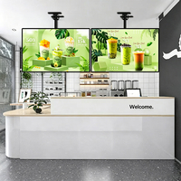 Affichage numérique LCD mural de 43 pouces à haute luminosité avec WiFi pour les magasins, les centres commerciaux et les hôtels