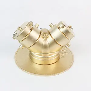 3 Way Water Divider Y Type Fire Fighting Valve 2 Way Brass Fire Hydrant