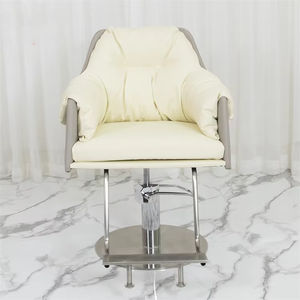 Nueva Silla de peluquero de Pu de lujo para barbería <span class=keywords><strong>y</strong></span> equipo de muebles reclinables de Hotel de buena calidad para hombres <span class=keywords><strong>y</strong></span> mujeres - Product Image 4