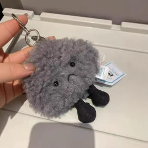 Porte-clés Jelly Cloud en coton British Jelly Cat, pendentif nuage sombre, unisexe, adorable pour sac, cadeau d'anniversaire - Product Image 4