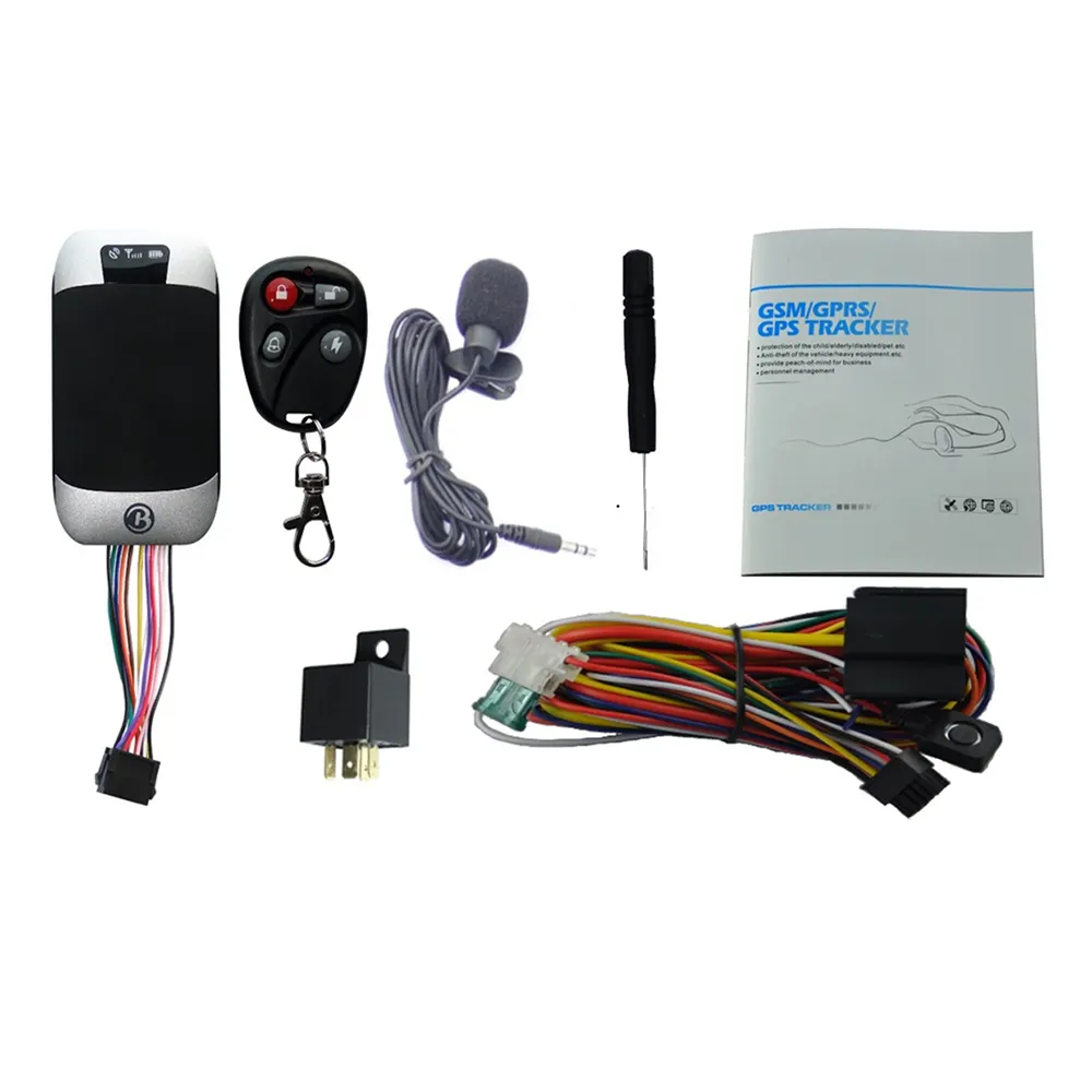Coban Tracking-Gerät GPS-Tracker 303g Quad-Band Fahrzeug GPS GSM GPRS Tracker Auto Einbruch Alarmsystem kostenlos Web Platform Service