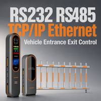 Puerta de Inspección de Seguridad con Algoritmo LPR, Cámara de 5MP, IP67, Aleación de Aluminio, Anti-Embestida, QR, RFID para Control de Entrada/Salida de Vehículos