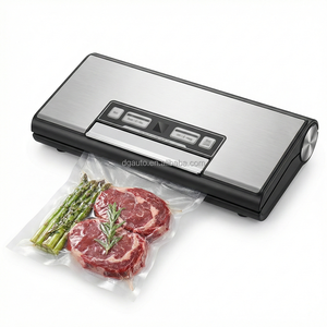 Machine de mise sous vide compacte 120W 80Kpa automatique pour aliments secs et humides avec coupe-sac intégré et écran LED – Exportateur - Product Image 1