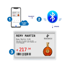 Pantalla 1,02 Etiqueta de precio de tinta electrónica de 1,54 pulgadas Etiqueta de precio Esl personalizada Wifi Etiqueta de precio digital de tinta electrónica Etiqueta de estante electrónico de tinta electrónica - Product Image 4