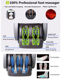 Silla de masaje china de tendencia de moda, calefacción por vibración, presión de aire, buena calidad, precio barato, regalo corporal para personas de moda - Product Image 4