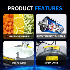 Moseener phụ kiện nhà bếp Shredder dicing Cube Chopper Máy cắt rau cho thực phẩm trái cây khoai tây hành tây - Product Image 3