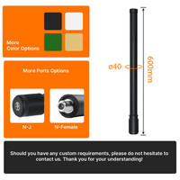 Antenne extérieure en fibre de verre haute puissance longue portée à gain élevé 5700-6000 10dBi IP67 GSM LTE Lora RFID pour PMR et réseau privé