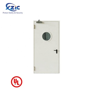 Núcleo hueco de metal de acero de una sola hoja de puerta exterior de edificio - Product Image 6