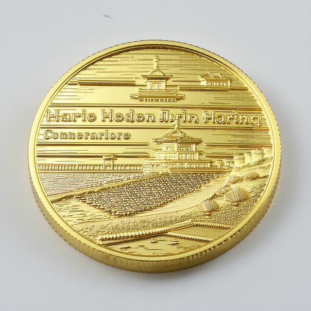 China Factory Metal Crafts Making High Quality Coins Custom Souvenir Company Logo Shiny Gold Metal Game Monedas Token Coin