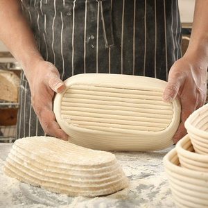 Indonesia Rattan Baneton Oval <strong>Basket</strong>/Bread <strong>Display</strong> <strong>Basket</strong>/ Bakery Baneton - Product Image 5
