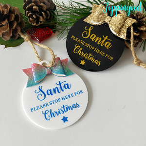 Wholesale Christmas Acrylic <strong>Baubles</strong> With Different Material - Product Image 2