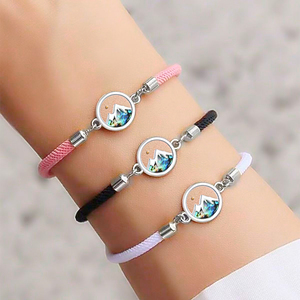 Pulsera <span class=keywords><strong>de</strong></span> Acero Inoxidable con Concha <span class=keywords><strong>de</strong></span> Abulón, Montañas, <span class=keywords><strong>Semilla</strong></span> <span class=keywords><strong>de</strong></span> <span class=keywords><strong>Mostaza</strong></span>, Cierre Ajustable con Cordón, Diseño Árbol <span class=keywords><strong>de</strong></span> la Vida, Resistente al Deslustre, para Hombre y Mujer - Product Image 1