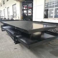 Table vibrante Gemini à double couche haute performance, grande capacité pour la séparation de l'or, du cuivre et des minerais, lavage par gravité et recyclage