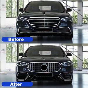 Kit carrosserie pour <span class=keywords><strong>Mercedes</strong></span> Benz <span class=keywords><strong>Classe</strong></span> <span class=keywords><strong>S</strong></span> W223 2021-2024 Changer pour S63 AMG Model Facelift Car Bumpers Grille - Product Image 2