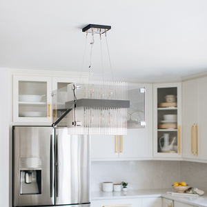 Candelabro moderno de lujo, luces colgantes, Mini candelabro de gota de lluvia para niños, candelabro dorado para dormitorio - Product Image 2