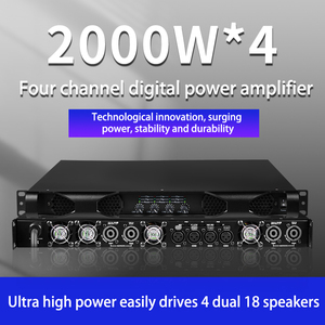 20000 Watt bán hàng tốt nhất da20k4 loạt lớp D PA DJ khuếch đại công suất 4 kênh - Product Image 5